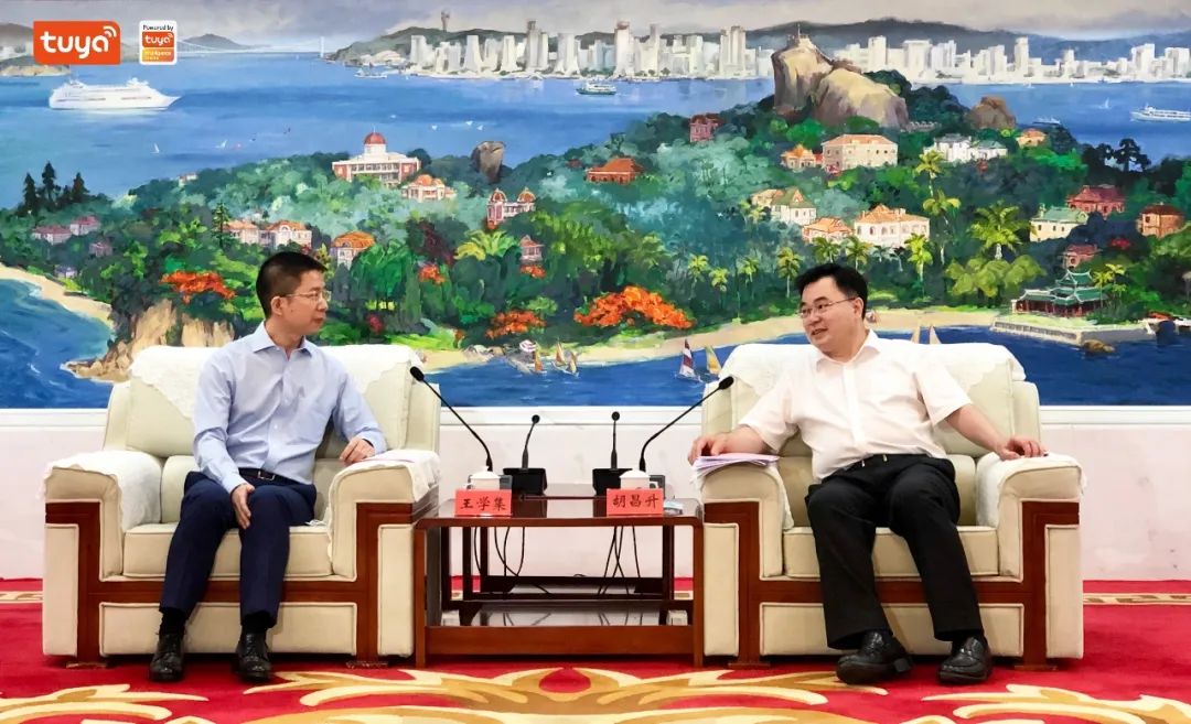 【福建省委常委、厦门市委书记胡昌升会见涂鸦智能创始人兼CEO王学集】
