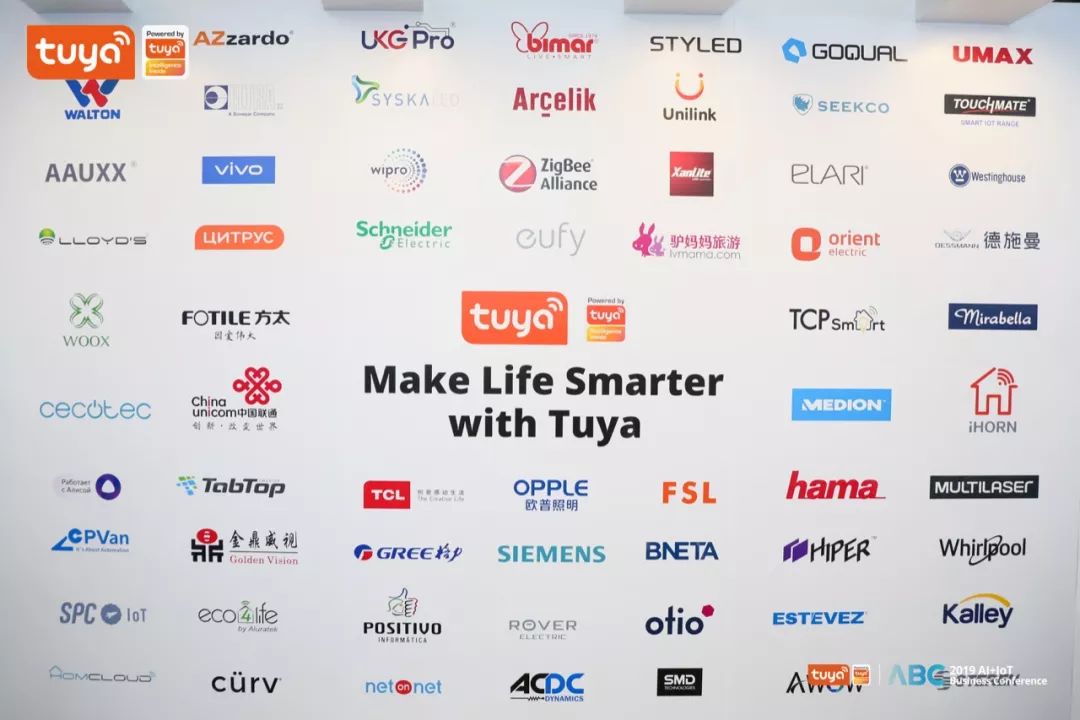 与涂鸦智能合作的国内外知名品牌